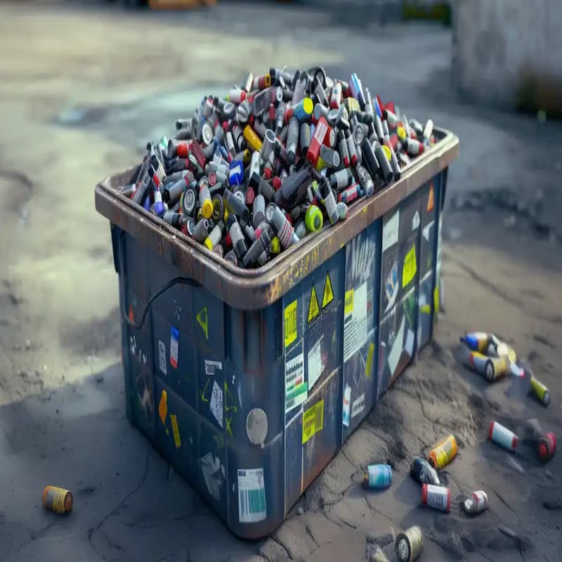 بازیافت پسماندهای باتری