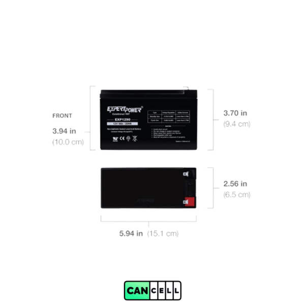 باتری یو پی اس 12 ولت 9 آمپر cancellbattery (3)