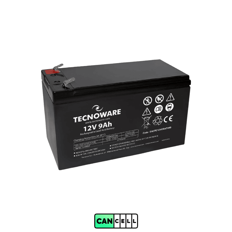 Cancellbattery &ndash; باتری سربی-اسید ضدآب 12V 9Ah (1)