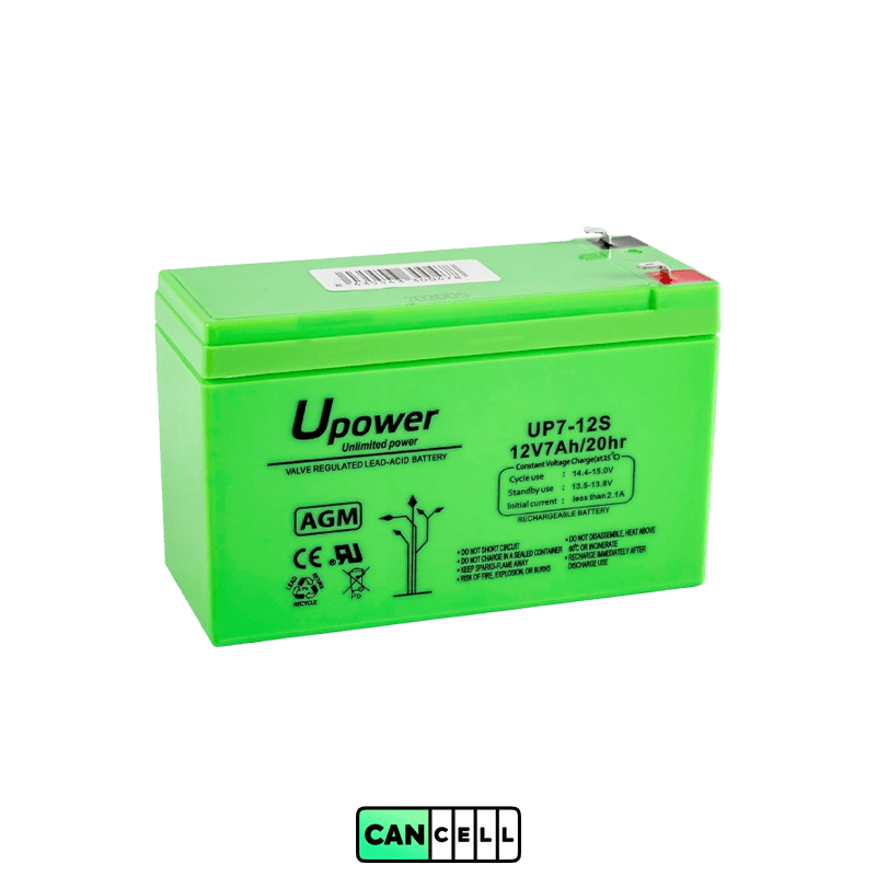 Cancellbattery &ndash; باتری یو پی اس AGM 12V 7Ah F1 4 (1)