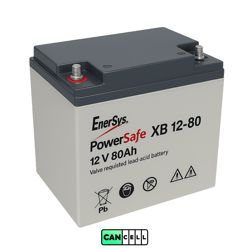 باتری UPS EnerSys PowerSafe XB 12-80 (12V 80Ah)