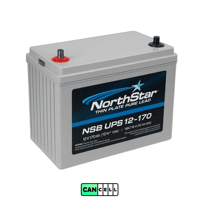 باتری NorthStar&reg; Thin Plate Pure Lead (TPPL) NSB UPS 12-170