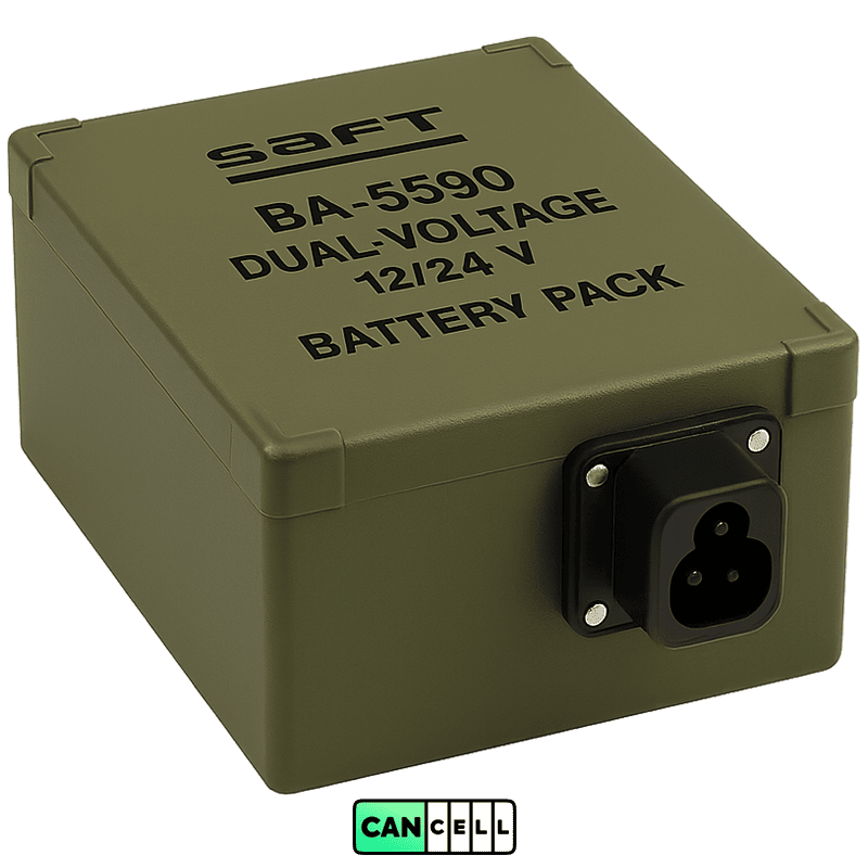 باتری Saft BA‑5590 Dual‑Voltage Battery Pack