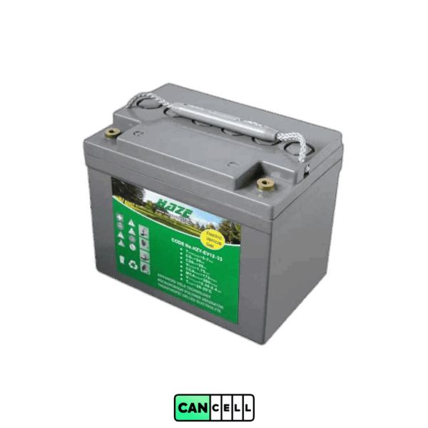 باتری Haze HZW12‑33 (12V 33Ah)- کنسل باتری محصول