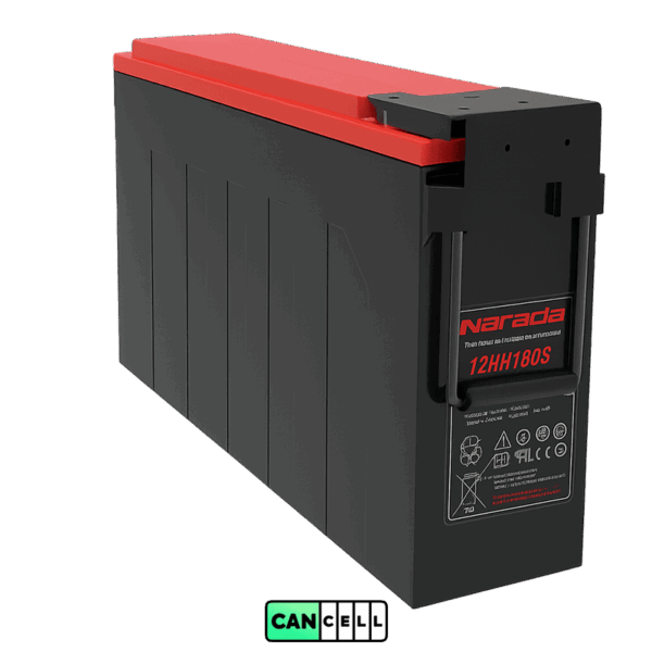 باتری یو_پی_اس Narada مدل DZA12100 با ظرفیت 12 ولت 100 آمپر_ساعت- کنسل باتری