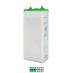 سلول باتری صنعتی هیتاچی Ni‑Cd 12V100Ah با ترمینال_های پیچ_دار و بدنه شفاف بدون پس_زمینه