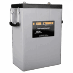 نمای جانبی باتری Deep‑Cycle Concorde SunXtender PVX‑12150HT با ساختار Gel‑VRLA و ترمینالهای M8"