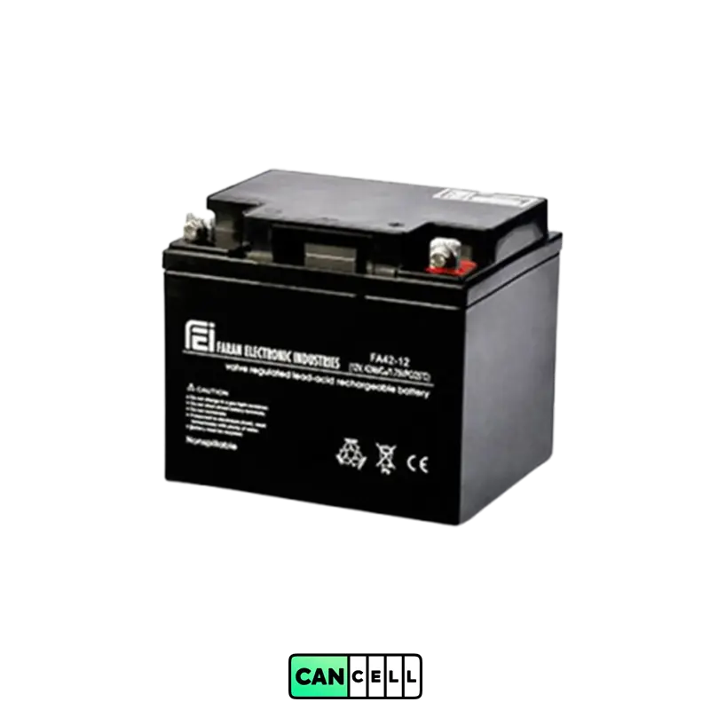 باتری یو پی اس فاران ۱۲ ولت ۲۸ آمپر FARAN 12V 28Ah &ndash; خرید و قیمت از کنسل باتری