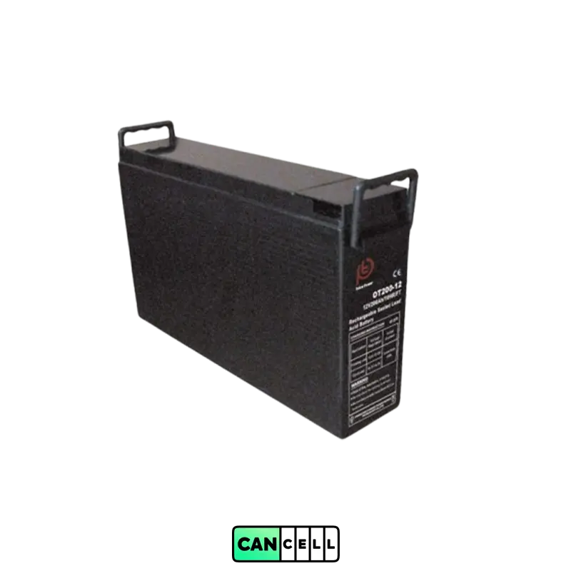 باتری یو پی اس ۱۲ ولت ۲۰۰ آمپر تلکو پاور (Telco Power)؛ سیلد اسید VRLA مناسب UPS&zwnj;های صنعتی و رک&zwnj;های پرمصرف.