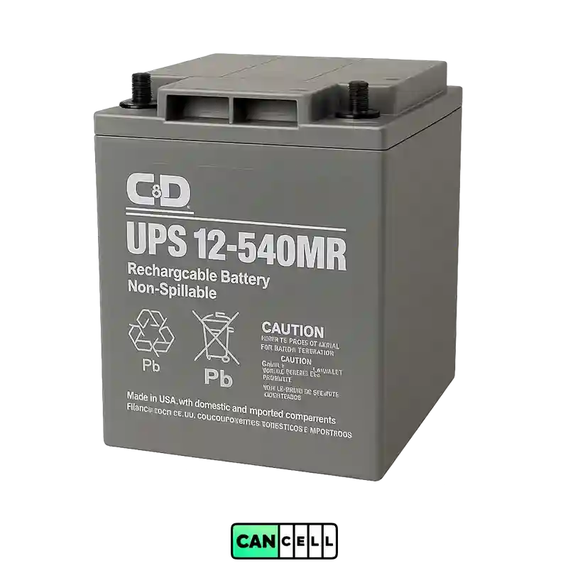 باتری یو پی اس C&D UPS12-540MR