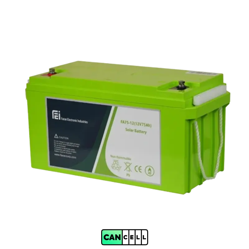 باتری یو پی اس فاران ۱۲ ولت ۷۵ آمپر (FARAN 12V 75Ah) باتری یو پی اس فاران ۱۲ ولت ۷۵ آمپر FARAN 12V 75Ah – خرید و قیمت از کنسل باتری