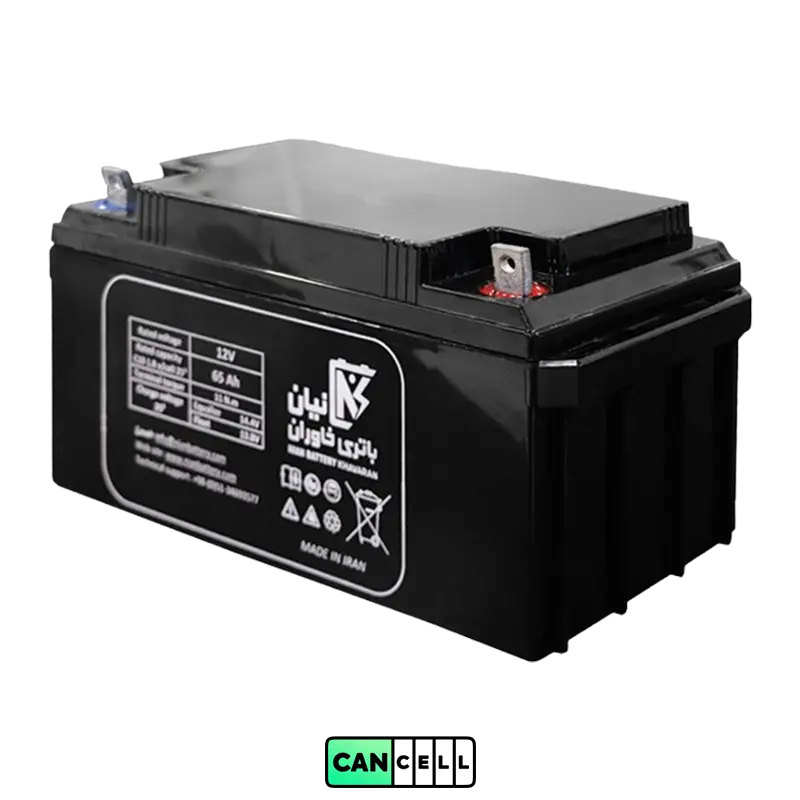 باتری یو پی اس نیان باتری خاوران ۱۲ ولت ۶۵ آمپر باتری یوپیاس نیان باتری خاوران ۱۲ ولت ۶۵ آمپر