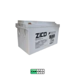 باتری یو پی اس ۱۲ ولت ۱۰۰ آمپر زیکو (ZICO) ضد‌اشتعال FR؛ سیلد اسید VRLA مناسب UPS‌های توان‌بالا.